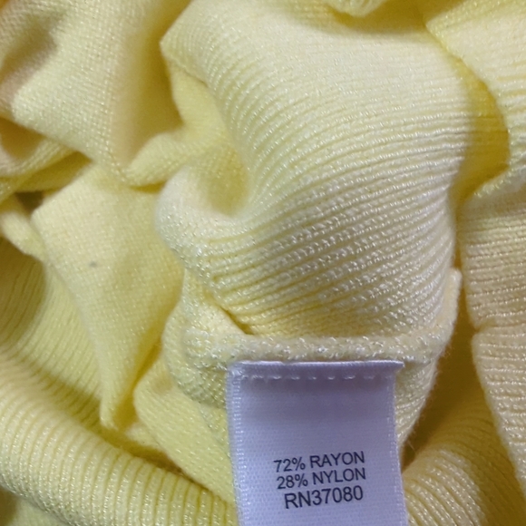 Cato 💛Yellow Pale Banana Cardigan Sweater - Size Large - NEW with Tags - Picture 3 of 9